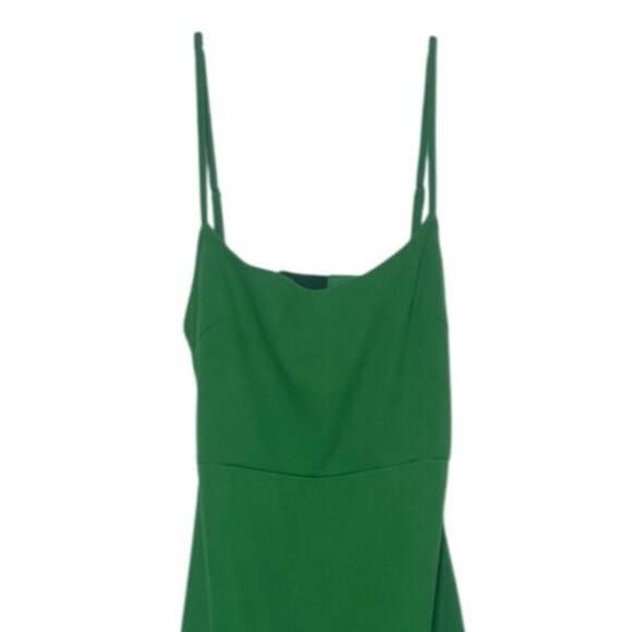 JLCNCUE Maxi Dress Womens XS Green New Sexy Backless Square Neck - Picture 4 of 11